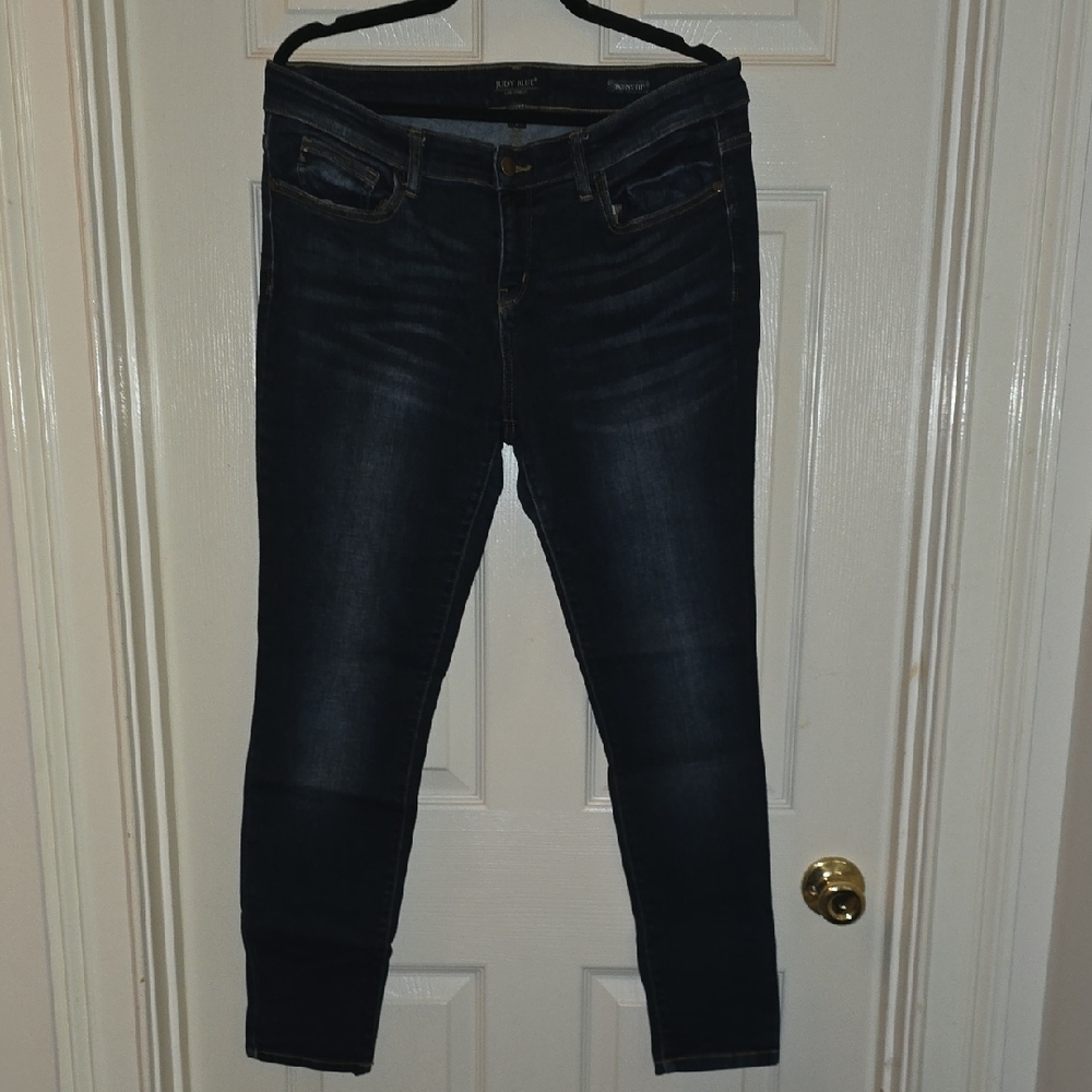 Judy Blue Dark Indigo Skinny Jeans‎